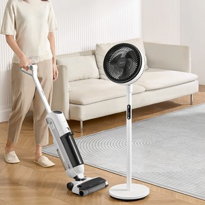 พัดลมหมุนเวียนอากาศ Midea แบบตั้งพื้นสองฟังก์ชั่น พร้อมตัวตั้งเวลาและมอเตอร์ AC สำหรับใช้ในบ้านและหอพัก - Product Image 4