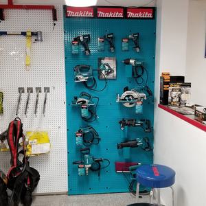 Hardware Shop Rack Tool Display Stand DIY pegboard display Accesorios Exposición Pegboard shop Display Racks - Product Image 3