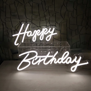 Encuentra Iconos Similares, Venta al por Mayor a Precio Económico, Envío Directo, Luces LED de Neón Personalizadas de Feliz Cumpleaños para Decoración de Eventos - Product Image 2