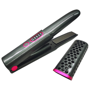 Wiederaufladbares Glätteisen 2-in-1 Rollentyp-C 4800mAh Kabelloses Mini-Haarglätter Tragbarer Schnurloser Lockenstab für Trockenes und Nasses Haar - Product Image 1