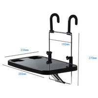 Plateau multifonctionnel pour volant de voiture, portable, pliable, pour ordinateur portable