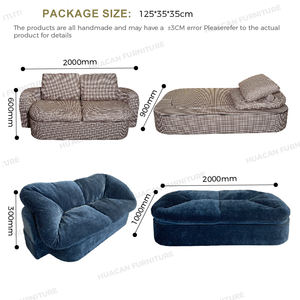 圧縮真空ソファセットホーム家具モジュラーモダン高級ミニマリスト2人乗りスポンジソファリビングルームフレームレスソファ - Product Image 6