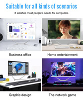 OEM ODM 24 Inch Intel N100 All-in-One PC 8GB 256GB Business Office Desktop Computer for Bulk Orders
