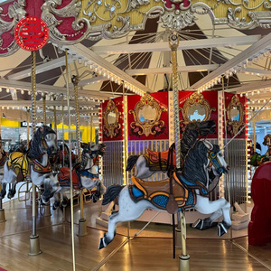 Carrusel de 16-<span class=keywords><strong>26</strong></span> Asientos para Niños, Carrusel Pequeño para Interiores, Equipos de Parque de Atracciones de China - Product Image 6