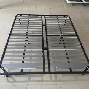 Marco de cama completo de fácil montaje Base de plataforma de cama de tamaño doble Base de cama de metal con listón - Product Image 2
