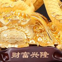 Résine jade dragon fengshui statue