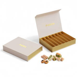 Custom Luxury Empty Arabic <strong>Sweet</strong> Turkish Baklava <strong>Gift</strong> Packaging <strong>Boxes</strong> for Baklava - Product Image 1