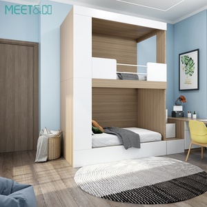 Cama Litera Moderna Desmontable con Paneles de Madera para Estudiantes, Hoteles, Escuelas, Dormitorios, Hostales, Apartamentos y Hospitales - Product Image 6