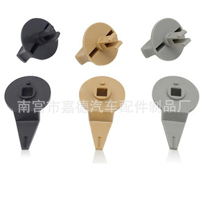 Clip de Plástico Negro 1T0867468 para Soporte de Señal de Seguridad de Coche, Hebilla de Triángulo de Advertencia para Maletero de Volkswagen Touran - Product Image 5
