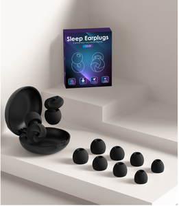 Bouchons d'oreilles en silicone insonorisants à réduction de bruit haute fidélité 23 dB pour dormir - Product Image 6