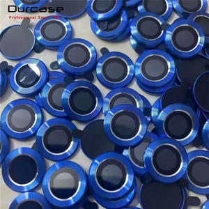 Buon prezzo CD grano metallo anello di vetro lente di protezione per iPhone 15 14 12 13 11 Pro Max per Apple pellicola di protezione con scatola - Product Image 5