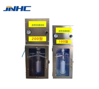 Petite machine de remplissage d'aérosols pneumatique semi-automatique en acier inoxydable pour produits chimiques, peinture automobile, aérosol métal/plastique