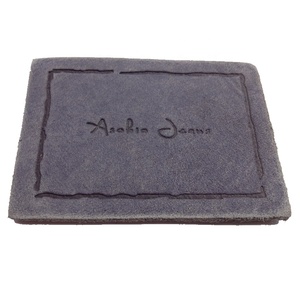 Custom Personalized Embossed Logo <strong>Jeans</strong> Genuine Leather Patch Leather <strong>Label</strong> and Tags for Garment Bags Shoes Top OEM Customized - Product Image 4