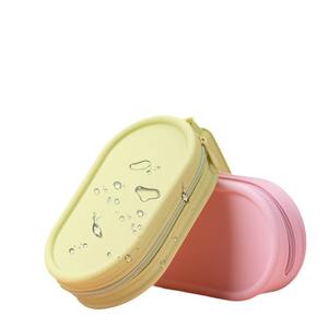 Bolsa de Cosméticos de Silicona Reutilizable, Ecológica y Portátil para Viajes, Multifuncional, de Gran Capacidad, con Diseño Personalizable para Chicas - Product Image 4