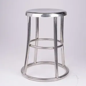 Laboratory anti-static 304 spiral stainless steel round stool, pneumatic lifting stool, lifting chair