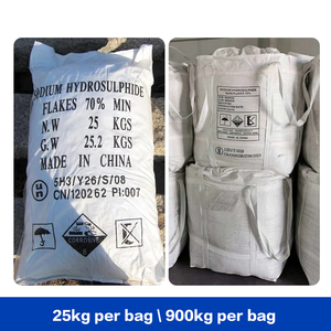 Vendite calde ad alta concentrazione 70% idrosolfuro di sodio fiocchi 207683-19-0 Nash di alta qualità di sodio idrogeno solforato - Product Image 3
