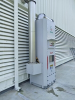 Neues Industrielles CNC-Filterpatronenextraktionssystem für Holzbearbeitung, Laserschneiden, Vertikaler Pulsstrahlfilter, Staubabscheider mit Motor