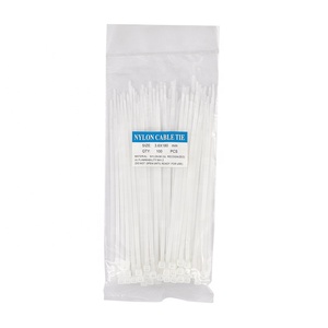 Attaches-câbles miniatures autobloquantes en nylon de 8 pouces, personnalisables en usine, blancs, noirs, rouges, jaunes, bleus, verts, en plastique - Product Image 6