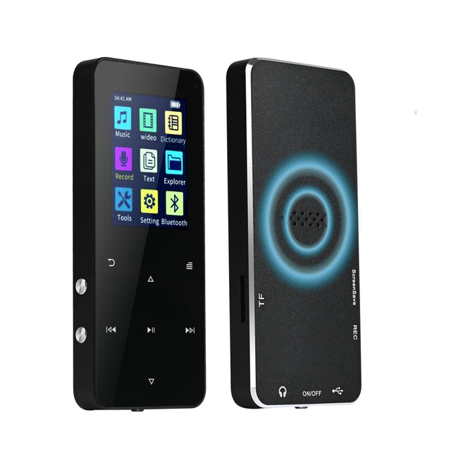 Portable Touchable Metallic USB Wireless Hi-Fi Sound Quality Long Battery Life MP3 Music Player