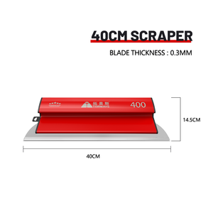 Nhà Máy Trực Tiếp 25Cm 40Cm 60Cm 3 Pcs Kit Thép Không Gỉ Vách Thạch Cao Công Cụ Linh Hoạt <span class=keywords><strong>Putty</strong></span> <span class=keywords><strong>Scraper</strong></span> Với Nhựa Xử Lý Cho Xây Dựng - Product Image 4