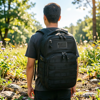 Sac à dos tactique d'assaut personnalisé avec logo d'usine, en matériau durable, pour randonnée, voyage, ordinateur portable, sac de sport, sac à dos MOLLE