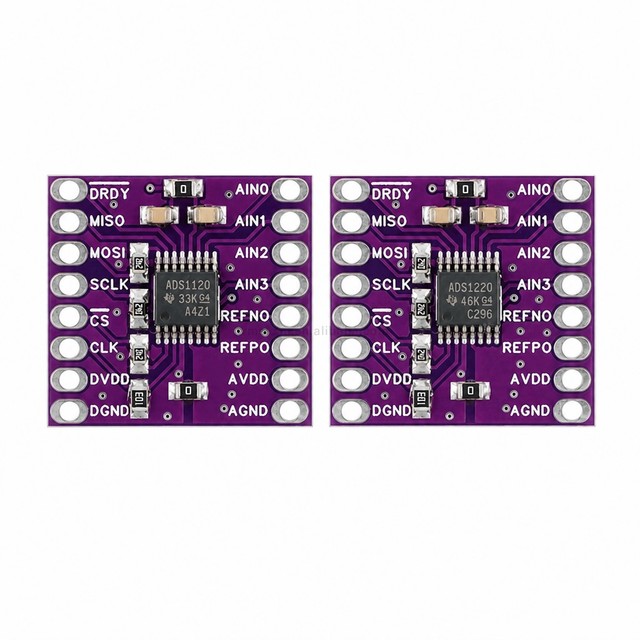 ADS1120 ADS1220 16/24-Bit 2kSPS 4-Channel Low Power ADC Module SPI ADS1120
