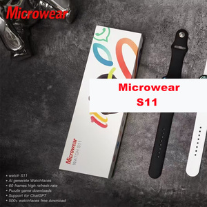 Reloj Inteligente Cuadrado Microwear <span class=keywords><strong>Serie</strong></span> 11 S11 AMOLED con Asistente de Voz Magnético con IA, SIM 4G, Monitor de Frecuencia Cardíaca, Seguimiento del Sueño y Actividad Física - Product Image 4