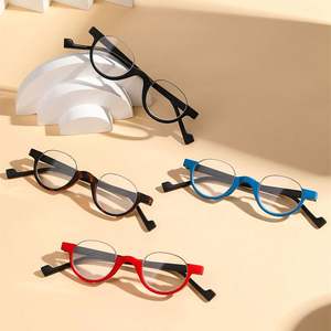 Gafas de Lectura Redondas con Logotipo Personalizado, Montura Pequeña de Alta Definición, Moda 2025, para Presbicia, Unisex - Product Image 3