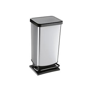Rotho Paso <b>Step</b> Trash Can 10 Liter Stainless Steel <b>Kitchen</b> Waste Bin - Product Image 1
