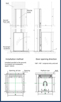 Mini Residential 2 Personen Indoor Home Aufzug für Villen und Personen aufzüge