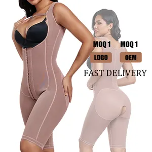 Hoge Compressionl Taille Gordel Knopen Haak Oog Kont Lifter Shapewear Voor Vrouwen Buikcontrole Afslanken Full Body Shapewear