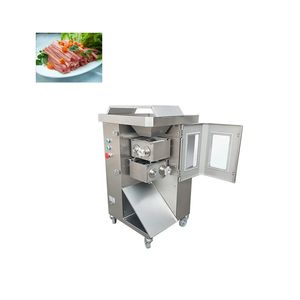 Machine à trancher et à déchiqueter la viande fraîche électrique à double lame en acier inoxydable, état neuf - Product Image 1