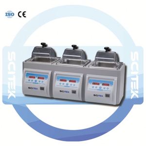 Baño de Agua para Laboratorio SCITEK de 4.5L, 2 Orificios, Termostático Eléctrico con Control de Temperatura de +5~99 °C y Fluctuación de 0.5 para Laboratorio - Product Image 4