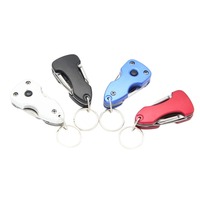 Couteau multifonction de poche Betoyy pour l'extérieur, anneau multifonction avec EDC pour la sécurité automobile