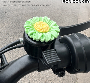 IRONDONKEY universale clacson da bicicletta grazioso corno elettrico in lega per bambini accessori per Mountain Bike campanello auto incluso - Product Image 6