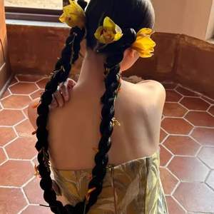 Peluca de Cola de Caballo Trenzada de Fibra Kanekalon, Sin Pegamento, Resistente a Altas Temperaturas, Estilo Chino Moderno, Extensión de Cabello Trenzado - Product Image 1