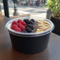 Disposable Paper Bowls Wholesale Kraft Biodegradable Compostable Recyclable Paper Food Bowls for Salad
