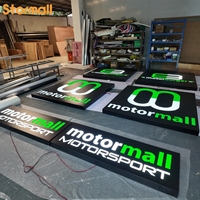 Enseigne LED 3D Cornall à lettres canal, étanche IP67, en acier inoxydable, pour publicité intérieure/extérieure, panneau logo de marque pour magasins