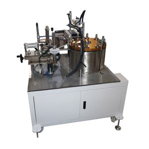 Presse à chaud pneumatique automatique pour bouchons de bouteilles, feuilles métalliques, plaques et étiquettes, neuve, avec plateau rotatif - Product Image 3