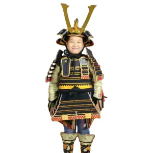어린이 갑옷 레스토랑 입구 럭셔리 일본 전통 금속 선물 공예