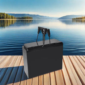 بطارية Lifepo4 ضئيلة النحيف 12 فولت قابلة لإعادة الشحن 100Ah ليثيوم أيون للاستخدام البحري في العربة RV - Product Image 2