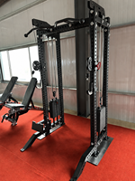Appareil de musculation multifonctionnel professionnel à double poulie réglable pour entraînement fonctionnel et croisement de câbles, idéal pour la salle de sport