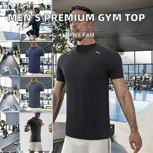Ropa Deportiva Premium para Primavera, Conjunto de Gimnasio, Camiseta para Correr, Ropa Deportiva Personalizada, Camisetas Deportivas para Hombre, Compresión, Resistente al Viento, Transpirable - Product Image 2