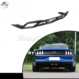 Diffuseur de pare-chocs arrière en fibre de carbone pour <span class=keywords><strong>Ford</strong></span> <span class=keywords><strong>Mustang</strong></span> GT <span class=keywords><strong>V8</strong></span> Coupé 2018 2019 - Product Image 1