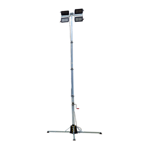 Colonnes d'éclairage mobiles diversifiées, construction en acier inoxydable IP55, stabilité au vent 110 km/h, châssis montable, générateur - Product Image 4