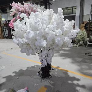 ต้นเชอร์รี่ประดิษฐ์สีขาว B0301 พร้อมกิ่งก้านห้อยสำหรับตกแต่งโต๊ะกลางงานแต่งงานและงานปาร์ตี้ - Product Image 1