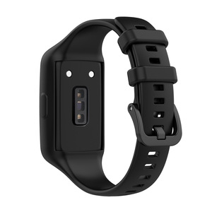 Bracelet de montre en silicone de couleur unie pour Huawei <span class=keywords><strong>Band7</strong></span>/6/honor Band, accessoires pour montre intelligente - Product Image 5