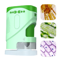 Nuevo Microscopio Portátil para Niños VX-70 con Pantalla LCD IPS de 2 Pulgadas, 2MP, Juguete Educativo de Ciencia, Microscopio de Mano Hecho de Plástico