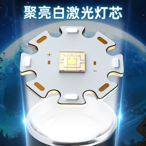 ไฟฉายแสงแรงสูง 100000LM ซูมได้ ชาร์จไฟได้ ไฟ LED สำหรับตั้งแคมป์ เดินป่า ใช้งานกลางแจ้ง - Product Image 2