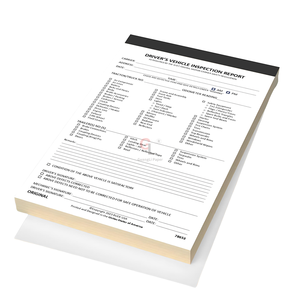 Rapport d'inspection <span class=keywords><strong>du</strong></span> véhicule <span class=keywords><strong>du</strong></span> <span class=keywords><strong>conducteur</strong></span> Format <span class=keywords><strong>du</strong></span> <span class=keywords><strong>livre</strong></span> 2 plis formulaires autocopiants 5.5 \ "X 8.5 \" 35 ensembles pour l'inspection avant et après <span class=keywords><strong>le</strong></span> voyage - Product Image 3